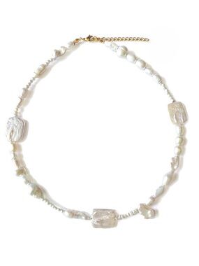 Baroque Pearl Beaded Necklace
